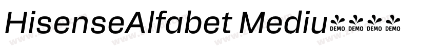 HisenseAlfabet Mediu字体转换